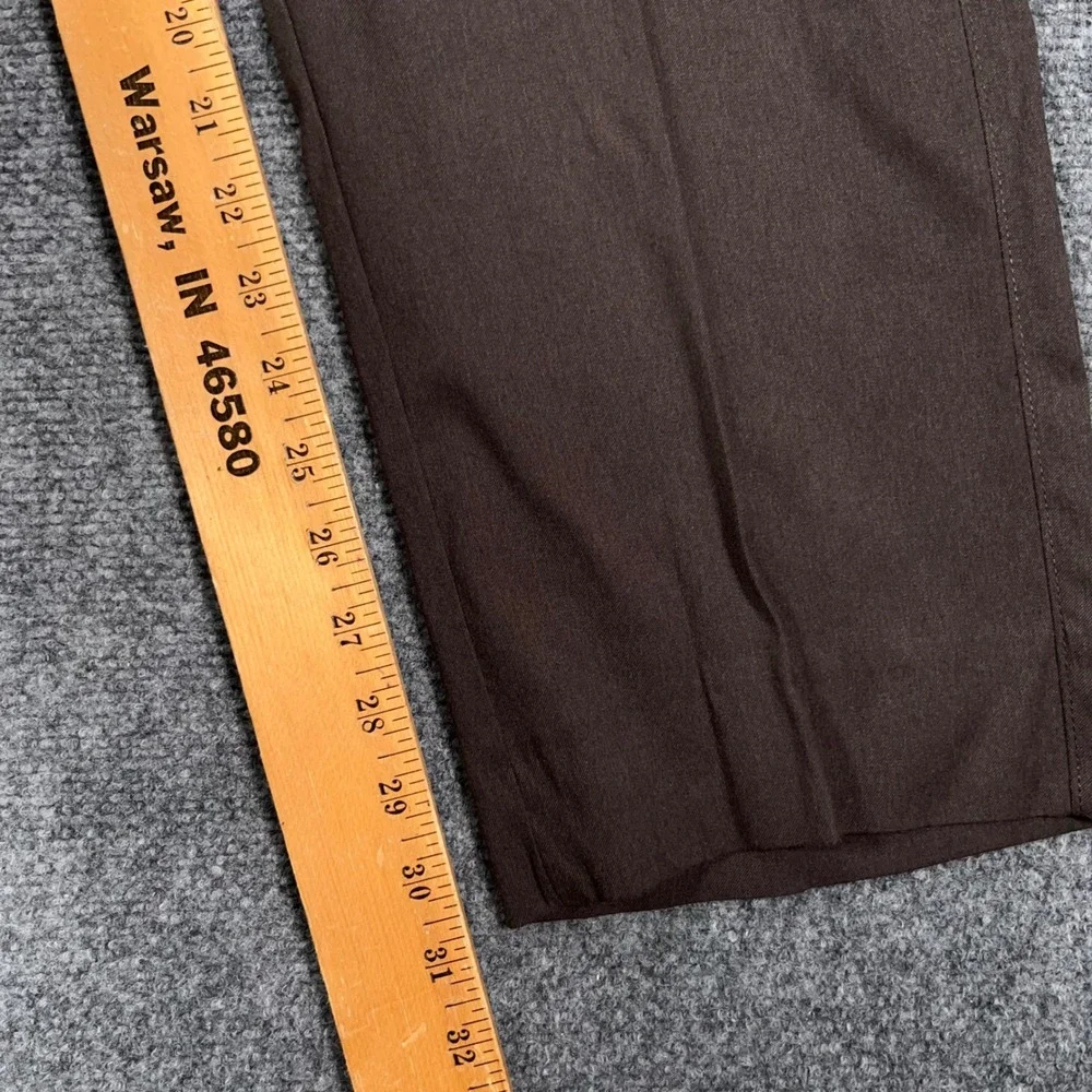 Peter Millar EB66 Highland Performance Pants Mens 35x34 Flat Front Brown Luxury